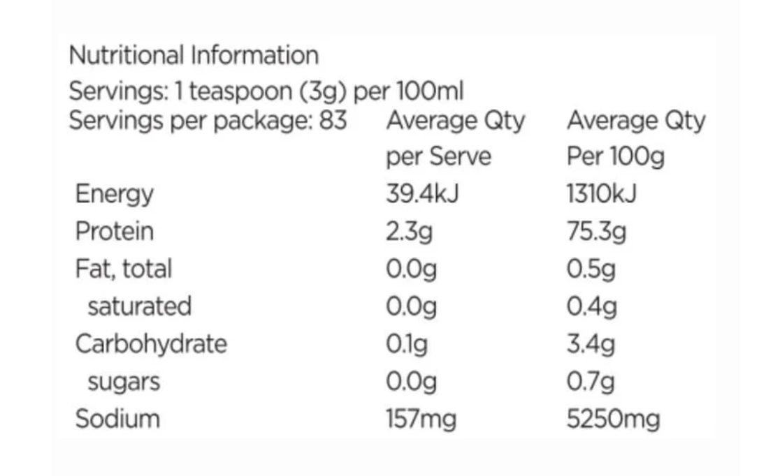 Nutraviva Beef Bone Broth Powder 250g