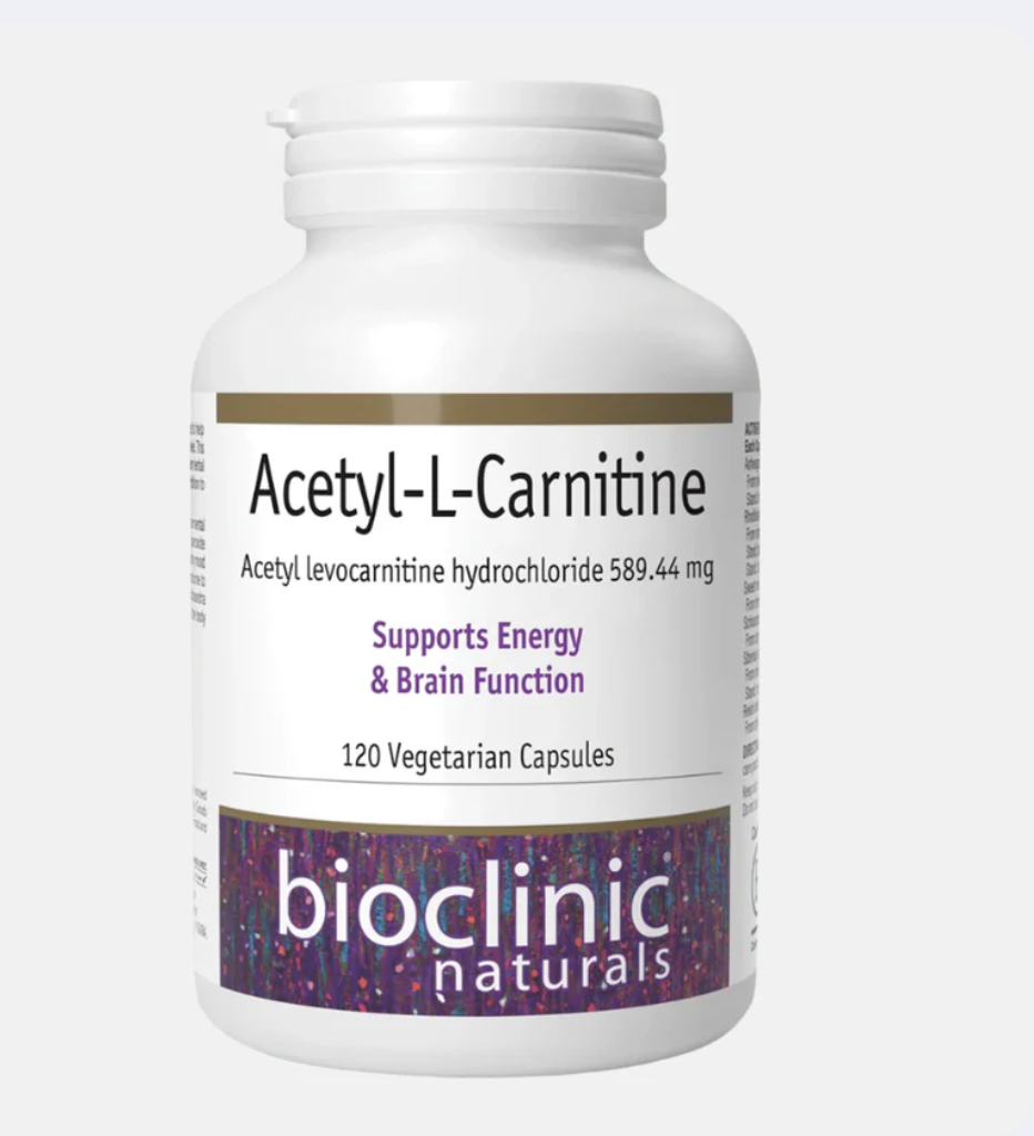 Bioclinic Naturals, Acetyl-L-Carnitine, Support Energy & Brain Function, 120 Vegetarian Capsules