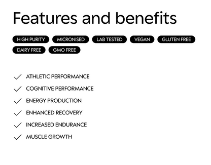 myBrainCo - Micronised Creatine Monohydrate - 250g