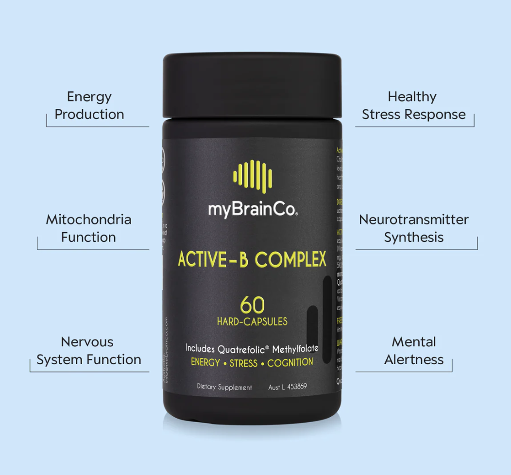 myBrainCo - Active-B Complex - 60 Hard Capsules