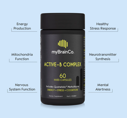 myBrainCo - Active-B Complex - 60 Hard Capsules