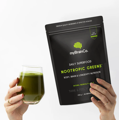 myBrainCo - Nootropic Greens - Natural Tropical Flavour - 450g
