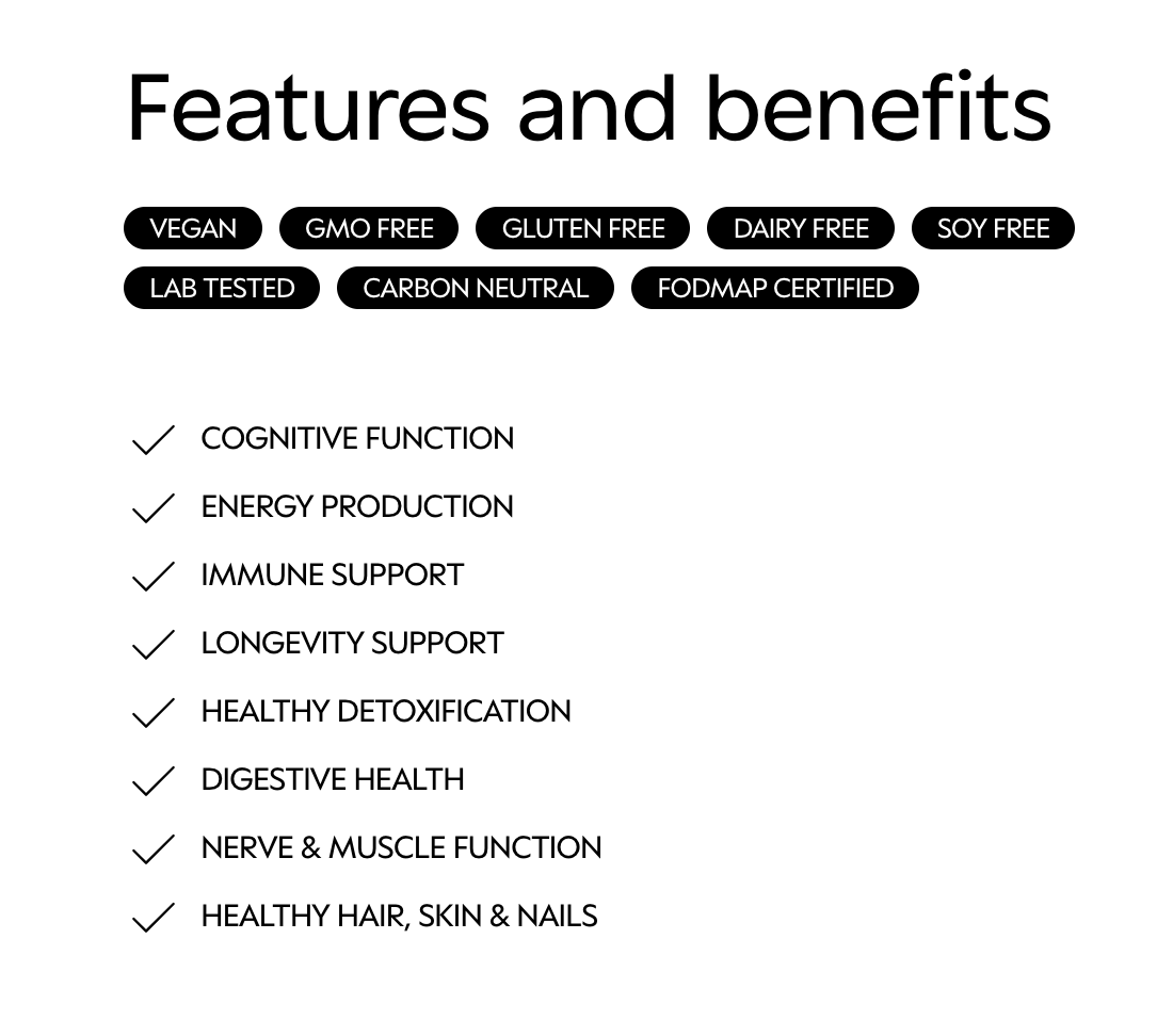 myBrainCo - Nootropic Greens - Natural Tropical Flavour - 450g