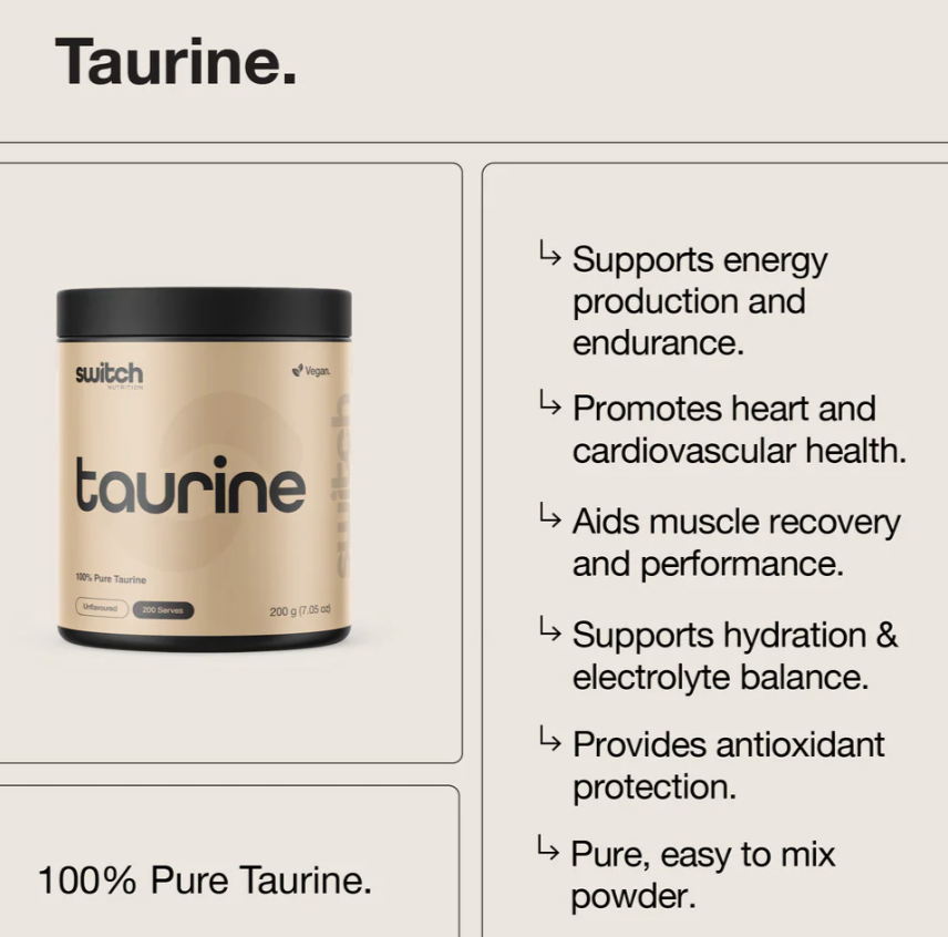 Switch Nutrition Taurine 200g