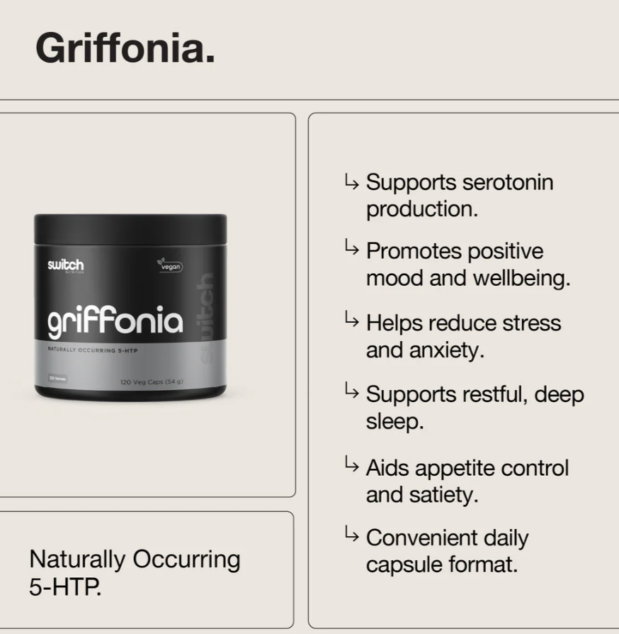 Switch Nutrition Griffonia (5-htp) 120caps