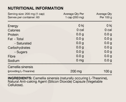 Switch Nutrition L-Theanine 60caps