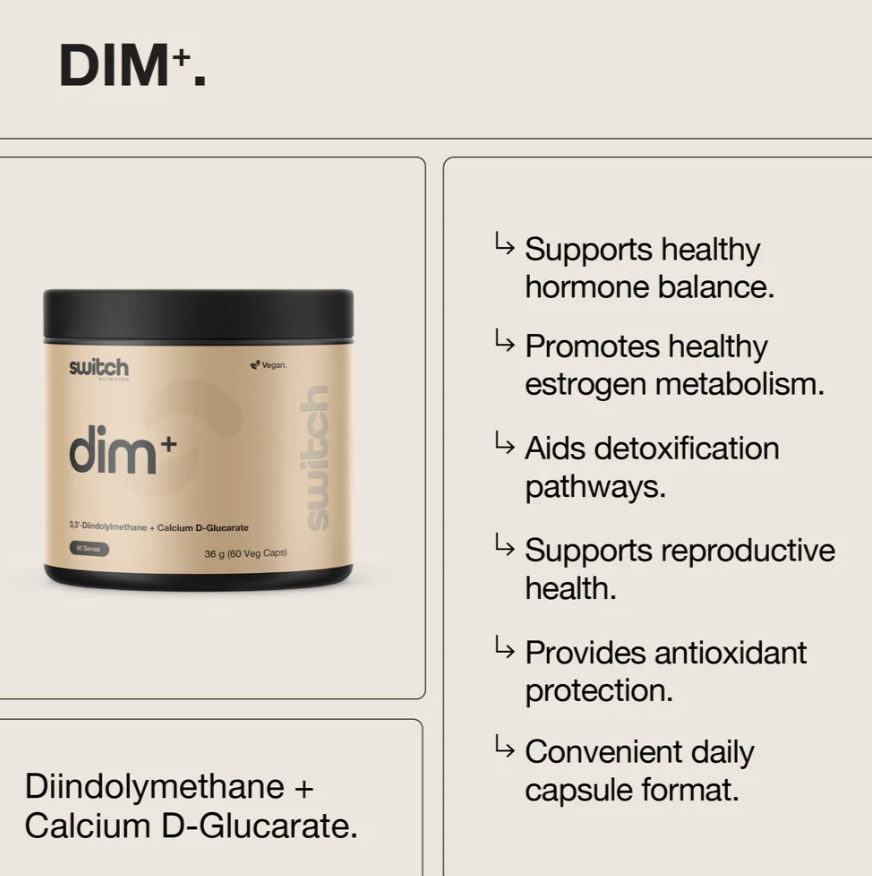 Switch Nutrition DIM+ 60caps