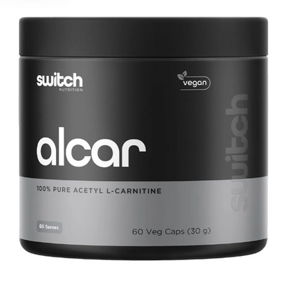 Switch Nutrition Alcar Capsules (100% Pure Acetyl L-Carnitine)