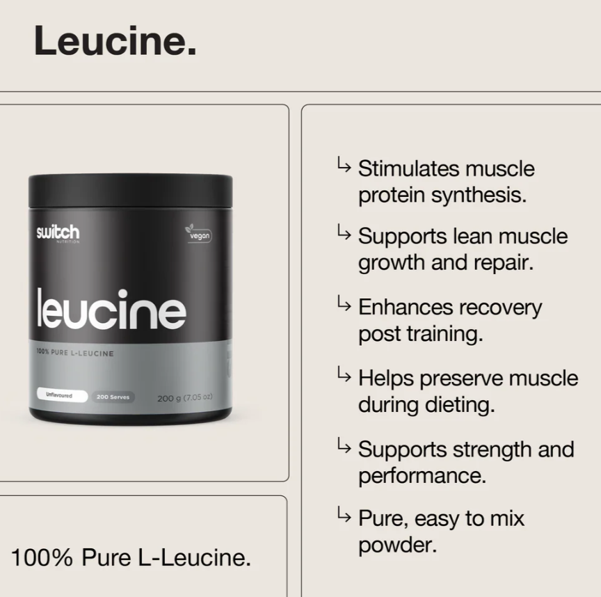 Switch Nutrition Leucine 200g