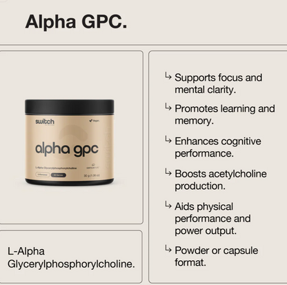 Switch Nutrition Alpha GPC 30g