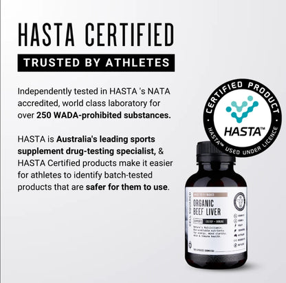 Cell Squared Organic Beef Liver capsules