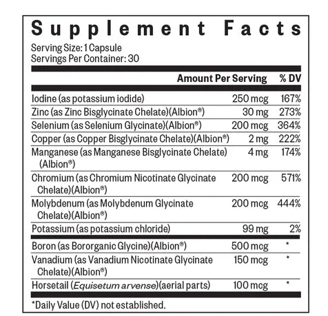 Seeking Health Trace minerals