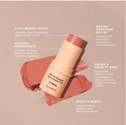 Avocado SPF 50 Natural Lip & Cheek Tint