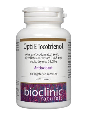 Bioclinic Naturals Opti E Tocotrienol Antioxidant  60 Vegetarian Capsules