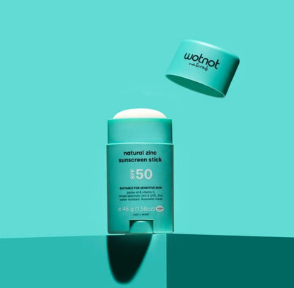 WOTNOT Natural Zinc Sunscreen Stick SPF 50 45g