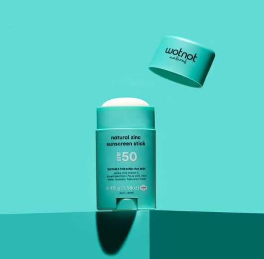 WOTNOT Natural Zinc Sunscreen Stick SPF 50 45g