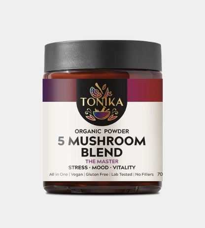 Tonika Organic 5 Mushroom Blend